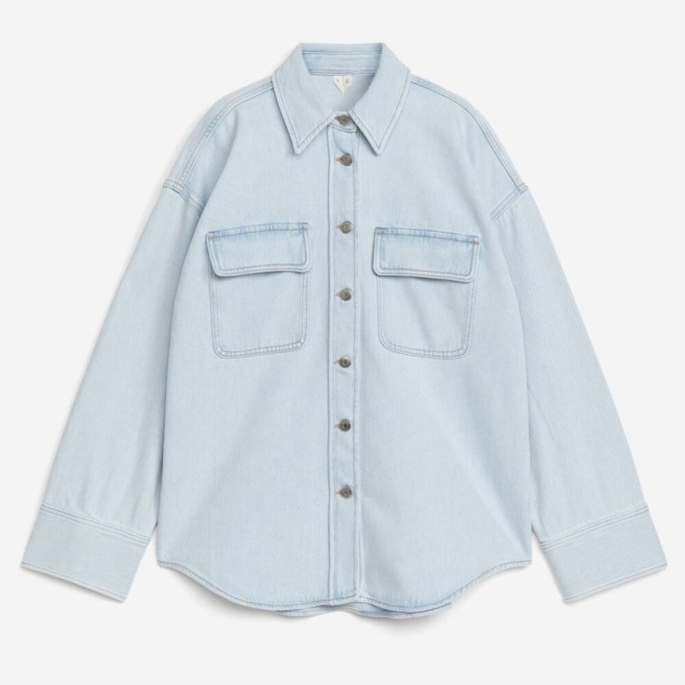 Arket Light Blue Button Down Shirt